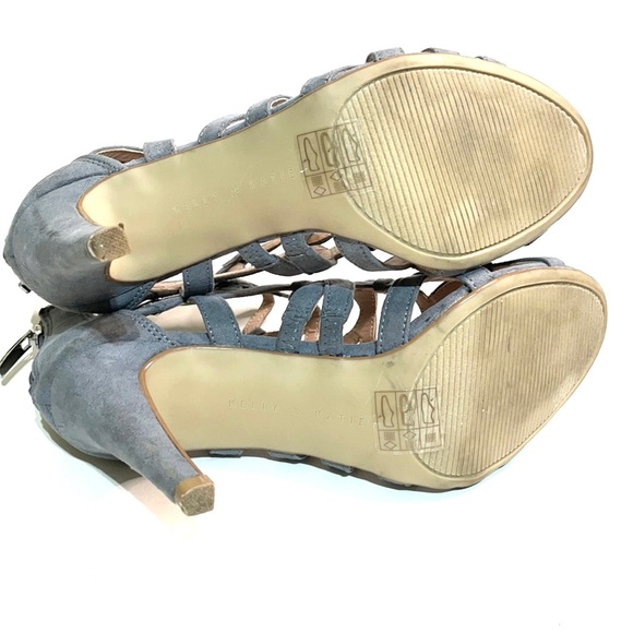 Kelly & Katie Talinia Caged Gray Sandals 6.5 - Picture 9 of 13
